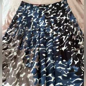 Maeve Elegant Blue and Black Women's Skirt